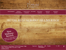 Tablet Screenshot of helmerhof.de